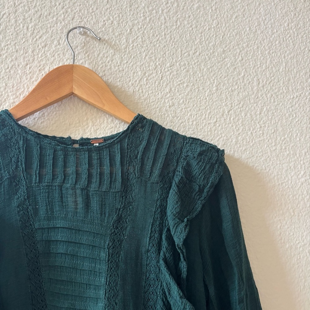 Free People Top Ruffle Lace - Picture 3 of 8